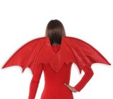 Křídla červená, glitrová, 91x37 cm
