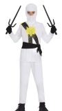 Dětský kostým Ninja bílý