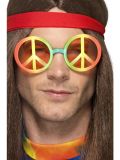 b Brýle hippie, duhové
