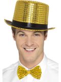 Flitrový klobouk zlatý