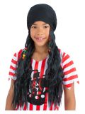 Pirátský dětský šátek s vlasy