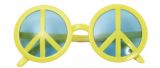 Brýle Peace symbol žluté