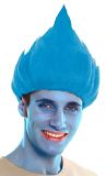 Paruka Troll modrá