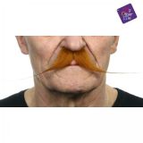 Knír do špičky úzký - rezavý