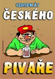 Certifikát českého pivaře