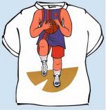 b Dětské tričko Basketbalista