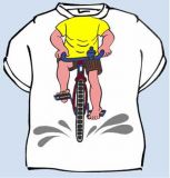 b Dětské tričko Cyklista