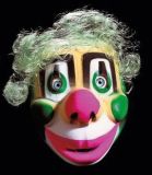 Maska - Klaun - dětská Barva: Zelená