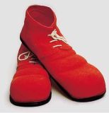 Klaunské boty - velké Barva: červená