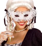 CB Škraboška na tyčce Barva: Bílá