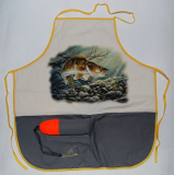 CB Zástěra s otvírákem - Štika Barva: béžová