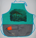 CB Zástěra s otvírákem - Štika Barva: Zelená