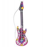 Nafukovací kytara - 107cm Barva: hippie