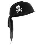 Pirátská čapka - Barva: černá