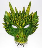 Maska - Drak Barva: Zelená