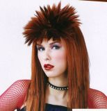 Paruka Melena punk hnědá