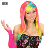 Paruka - barevná - neonová