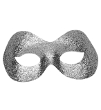 CB Škraboška - glitrová Barva: stříbrná