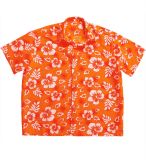 Košile - Havaj - oranžová