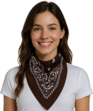 Ptákoviny CB Šátek kovbojský Barva: hnědá