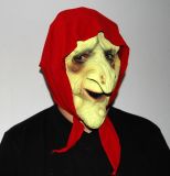 Maska - Žena s šátkem Barva: červená