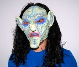 Maska - Vrásčitý muž s vlasy