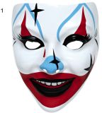 Barevná plastová maska - Klaun číslo: 1
