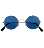 CB Brýle - Lenonky - barevná skla Barva: Modrá