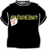  c Tričko - Jsem šťastně ženatý