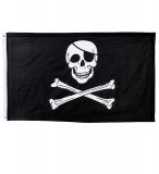 Vlajka - pirátská - 150x90 cm