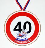 CB Medaile k 40. narozeninám pro ženu