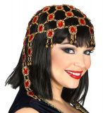 Egyptská pokrývka hlavy s drahokamy
