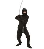 Dětský kostým - Ninja - černý Velikost: 11/13 let - 158 cm
