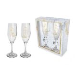 Svatební sada sklenic - Ženich a nevěsta Svatební sada sklenic - Ženich a nevěsta