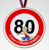 Medaile k 80. narozeninám pro muže