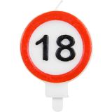 Svíčka dopravní značka  - 18let