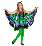 Dětský kostým - Motýl - zelený Velikost: 5/7 let - 128 cm
