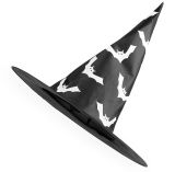 Čarodějnický klobouk s netopýry