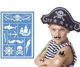 Šablona pro pirátské tetování
