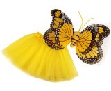 Sada -  Žlutý motýl - křídla a sukénka