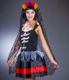 Čelenka - Muerte - s dlouhým závojem