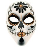 Látková maska Seňora - Día de Muertos