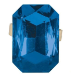 Fiestas Guirca Prsten s velkým kamenem Barva: Modrá