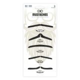 Kníry - směs - černé - 5 ks