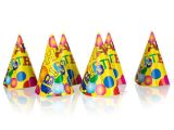 Párty čepičky - Happy birthday - 6 ks