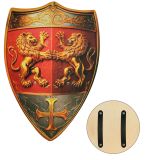 Dřevěný štít - Lví srdce - 45 cm