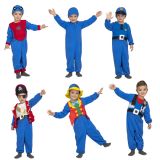 Dětský kostým - 5 v 1 - modrý