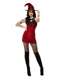 Kostým - Sexy čarodějnice - červená