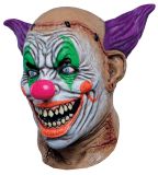 Maska - Šílený klaun - malovaný UV barvami