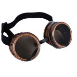 Brýle - Steampunk - bronzové